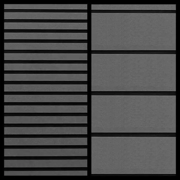 Dark Gray on Black