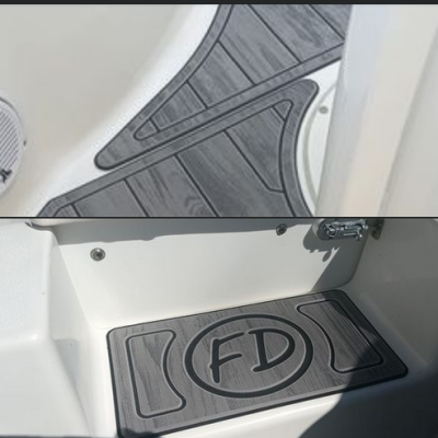 Laser Etched Boat Decking