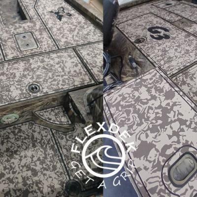 Cobblestone Over Black Boatdecking