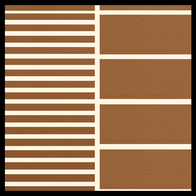 FlexDek Brown on Cream two-tone marine EVA foam material sample