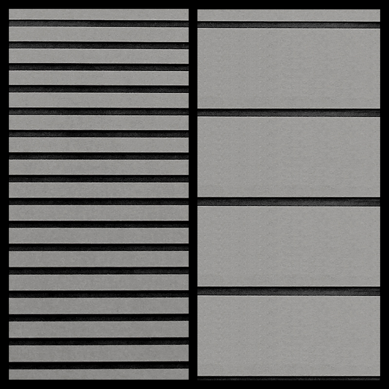 Close-up of textured gray on black FlexDek marine flooring material